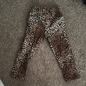 GAP Kids Brown Leopard Leggings